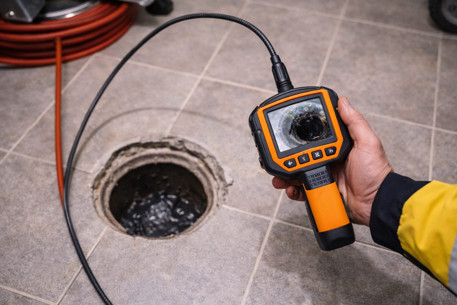 Kamera Inspektion - Vorher