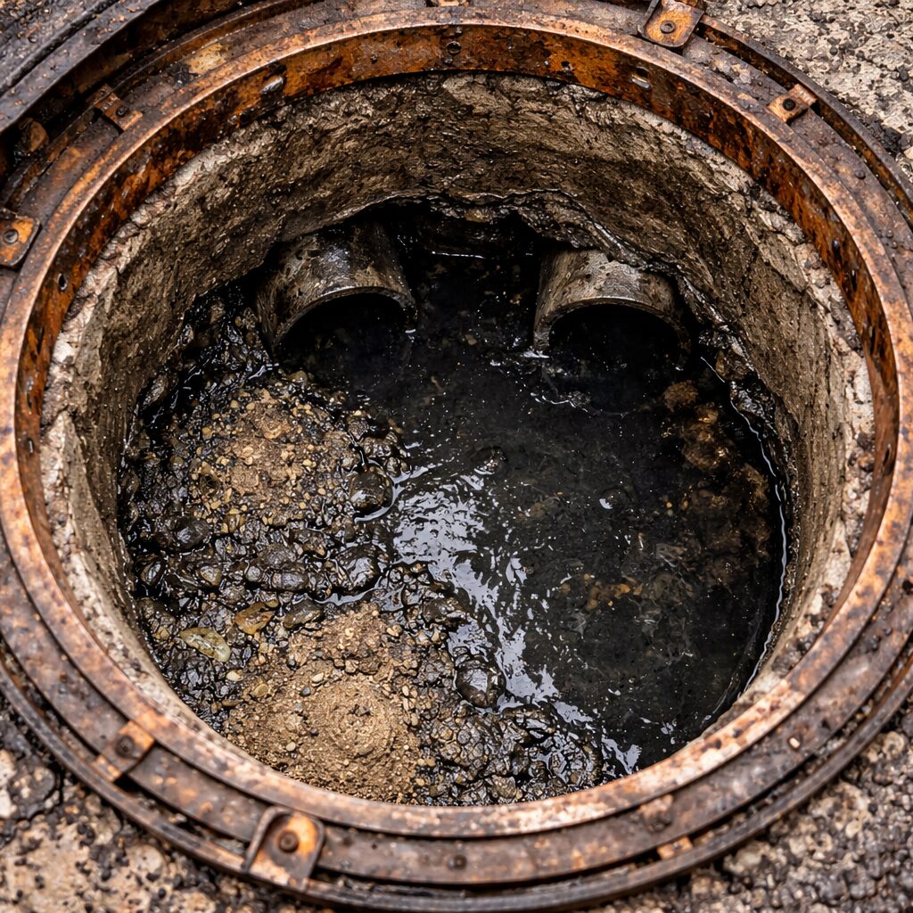 Kanalreinigung - Vorher